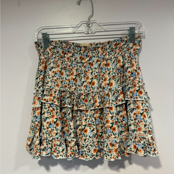 Altar'd State Dresses & Skirts - Multicolor floral tiered Altard State skirt